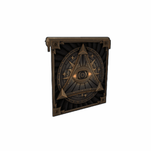 All-Seeing Eye Garage Door