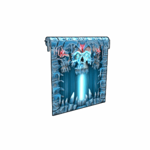 Frozen Crypt Garage Door
