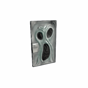 Ghostly Sheet Metal Door