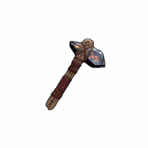 Ancient Runic Stone Hatchet