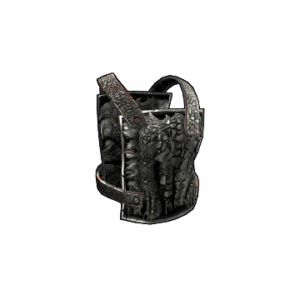 Black Alligator Metal Chest Plate