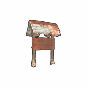 Two Sided Town Sign Post