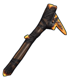 Ancient Amber Stone Pick Axe