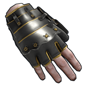 Black Gold Roadsign Gloves