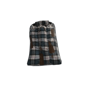 Blue Plaid Sleeping Bag