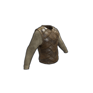 Burlap and Leather Vest