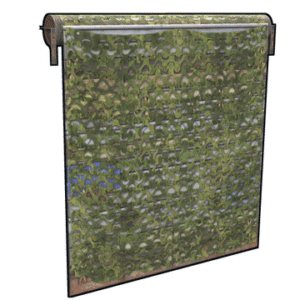 Camouflage Net Garage Door