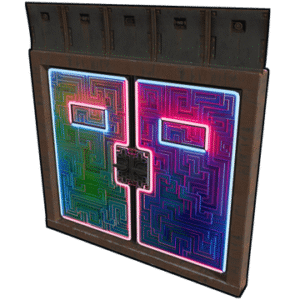 Neon Bismuth Armored Double Door