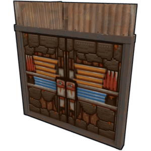 Pixel Metal Double Door