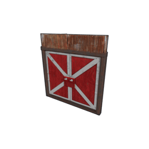 Red Barn Double Door